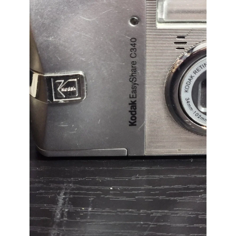 Kodak EasyShare C340‎ Silver 5MP Digital Camera 3x Zoom AS IS UNTESTED
